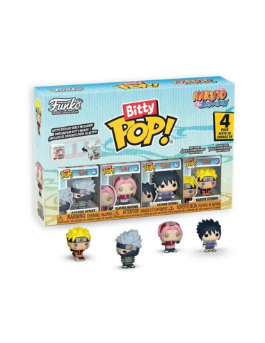 Funko Bitty Pop! Pack 4 Figuras Naruto Shippuden Series 4