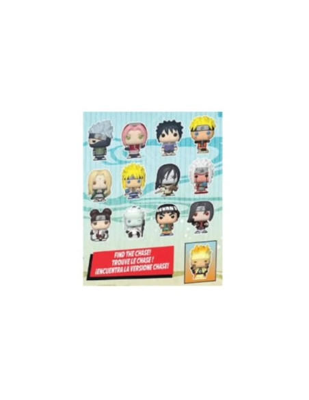 Funko Bitty Pop! Pack 4 Figuras Naruto Shippuden Series 4 CHASE