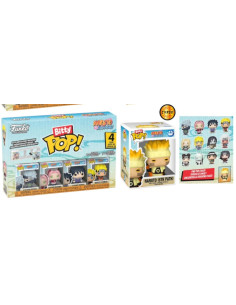 Funko Bitty Pop! Pack 4 Figuras Naruto Shippuden Series 4 CHASE