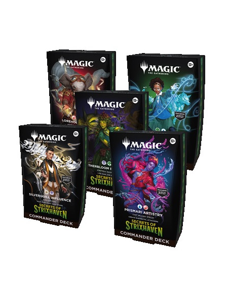 RESERVA MTG - Secretos de Strixhaven: Set de 5 Mazos de Commander (Inglés)