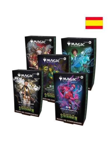 RESERVA MTG - Secretos de Strixhaven: Set de 5 Mazos de Commander (Español)