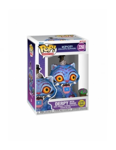 Funko Pop Derpy With Sussie (Glows In The Dark). K-POP Demon Hunters
