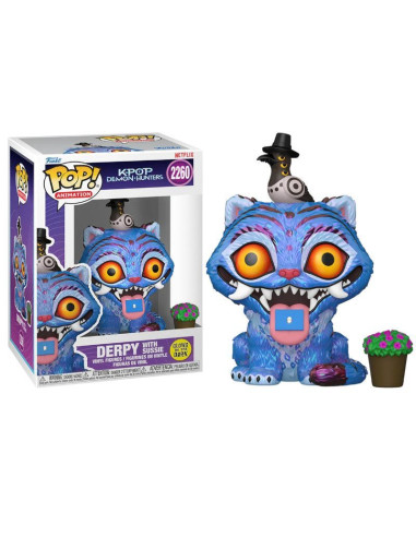 Funko Pop Derpy With Sussie (Glows In The Dark). K-POP Demon Hunters