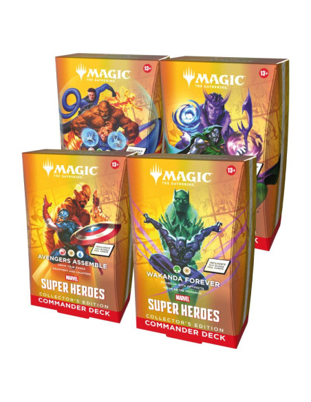 PREORDER MTG - Marvel Super Heroes: Collector's Commander 4 Deck Set (English)