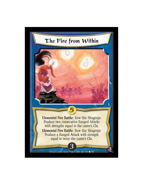 The Fire from Within  - Elemental Fire Battle: Bow this Shugenja: Produce two consecutive Ranged Attacks with strengths equal to