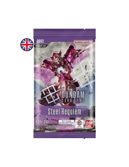 Gundam Steel Requiem GD03: Sobre (13) Inglés