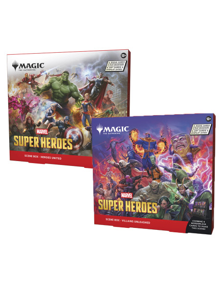 RESERVA MTG - Marvel Super Heroes: Scene Box (2 Scene) Inglés