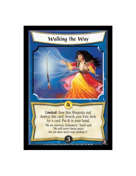 Walking the Way  - Limited: Bow this Shugenja and destroy this card: Search your Fate deck for a card. Put it in your hand