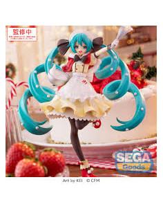 Figure Character Vocal Series 01 Hatsune Miku Christmas 2025 Luminasta PVC Statue. sega