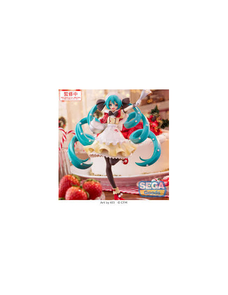Figure Character Vocal Series 01 Hatsune Miku Christmas 2025 Luminasta PVC Statue. sega