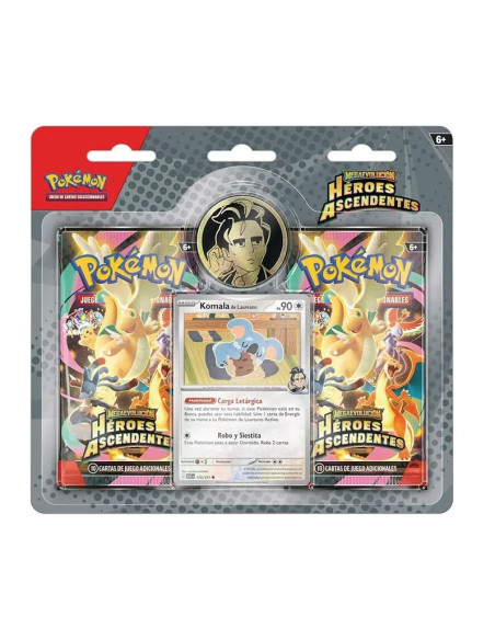 Ascended Heroes. 2-Pack Blister Komala. Spanish