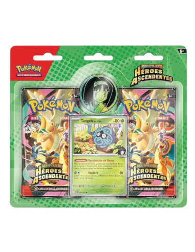 Heroes Ascendentes. Blister 2 Sobres Tangela. Español