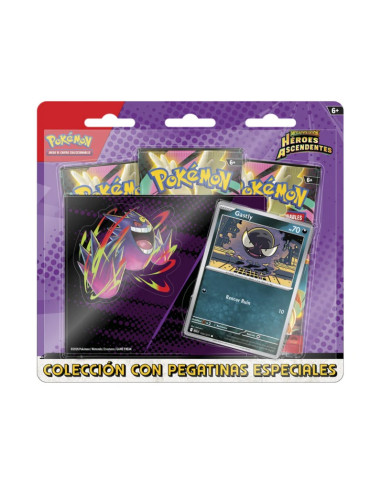 Ascended Heroes. Sticker Collection Gastly. Spanish