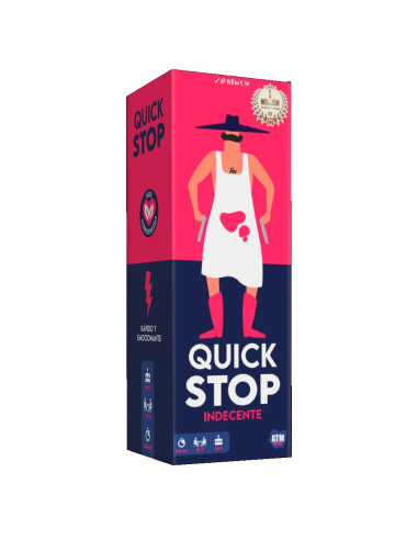 Quick Stop Indecente. Board Game Spanish