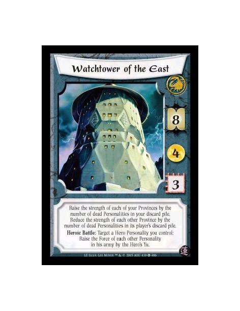 Watchtower of the East (Spanish)  - Raise the strength of each of your Provinces by the number of dead Personalities in your dis