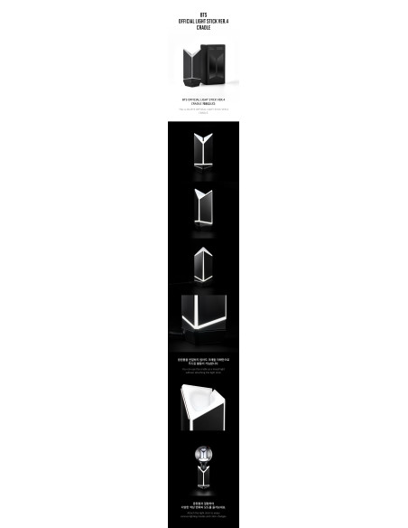 (PRE-ORDER) BTS OFFICIAL LIGHT STICK VER.4 CRADLE