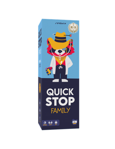 Quick Stop Family. Board Game (Spanish)