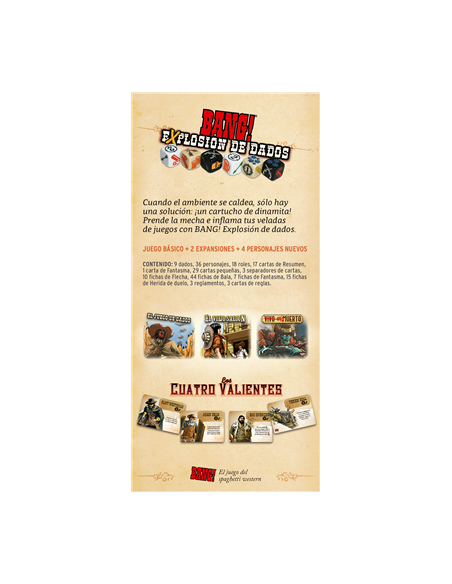 Bang! Dice Explosion (Spanish)
