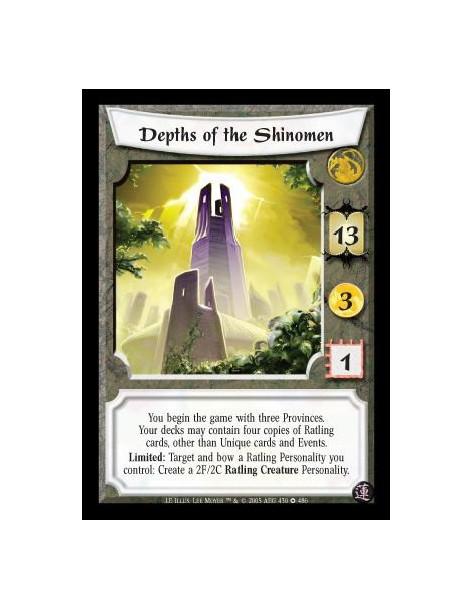 Depths of the Shinomen (Spanish Language)  - You begin the game with three Provinces. Your decks may contain 4 copies of Ratling