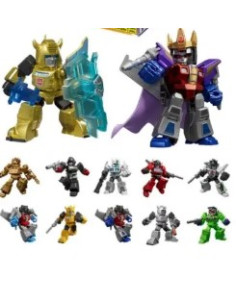 Blokees Caja de Mini Figuras Galaxy Version Defender 02 (12 Mini Figuras Aleatorias). Transformers 2