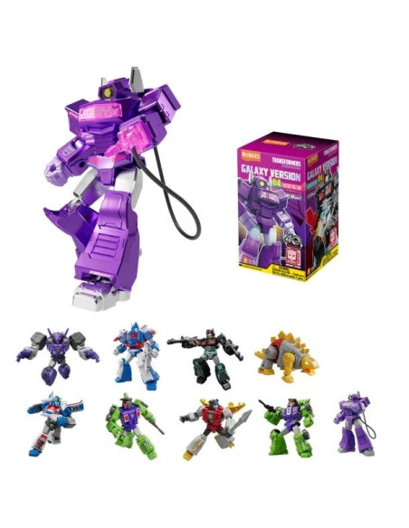 Blokees Caja de Mini Figuras Galaxy Version Defender 09 (9 Mini Figuras Aleatorias). Transformers
