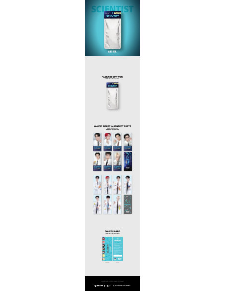 (PRE-ORDER) ENHYPEN - [ENHYPEN WORLD COUPON CARD COLLECTION] SCIENTIST GIFT Version