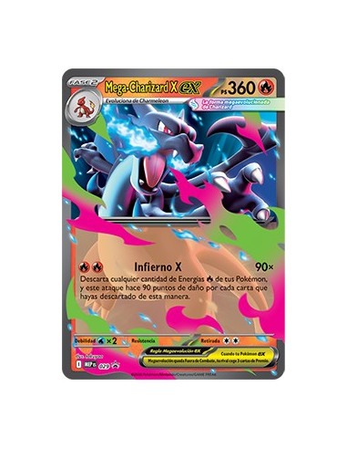 Tin Mega Charizard X EX (Spanish)