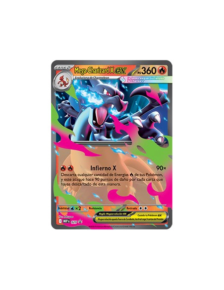 Tin Mega Charizard X EX (Spanish)
