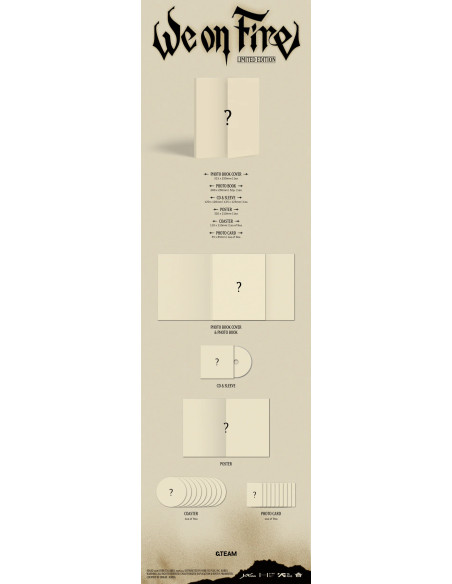 (PRE-ORDER) &TEAM - [WE ON FIRE] 3rd EP Album LIMITED EDITION