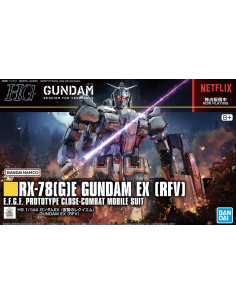 Maqueta Gundam EX (RFV). HG 1/144. RX-78(G)E