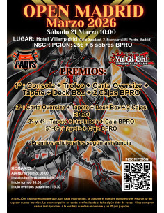 Yu-Gi-Oh! TCG Open de Madrid 2026 Inscripción (Sábado 21 de Marzo 2026 10:00 AM) 2