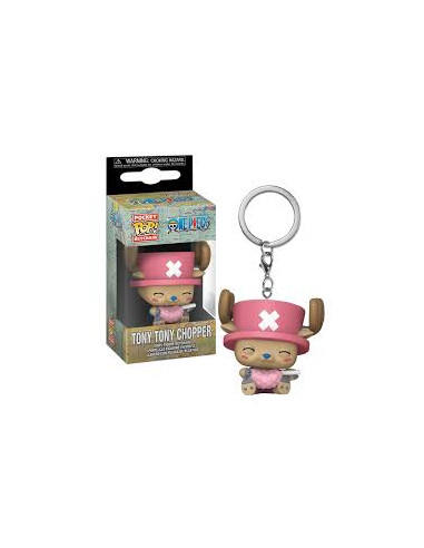 Llavero Funko Pop Chopper with cotton candy. One Piece