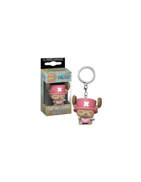 Llavero Funko Pop Chopper with cotton candy. One Piece