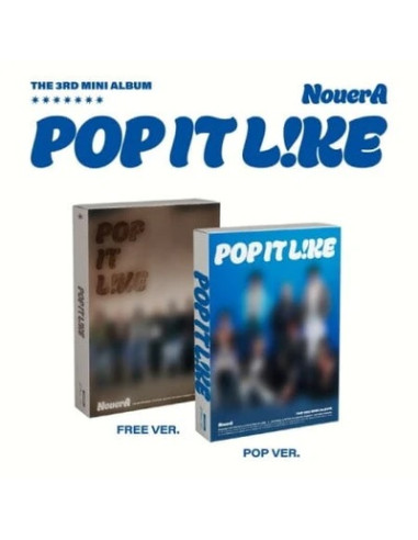 (PRE-ORDER) NouerA THE 3RD MINI ALBUM [POP IT LIKE] Photobook + Unreleased Selfie Photocard