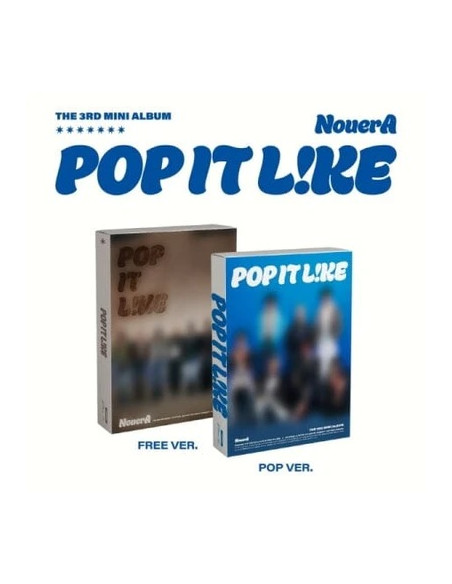 (PRE-ORDER) NouerA THE 3RD MINI ALBUM [POP IT LIKE] Photobook + Unreleased Selfie Photocard
