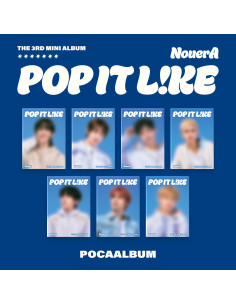 (PRE-ORDER) NouerA THE 3RD MINI ALBUM [POP IT LIKE] POCAALBUM + Unreleased Selfie Photocard 2