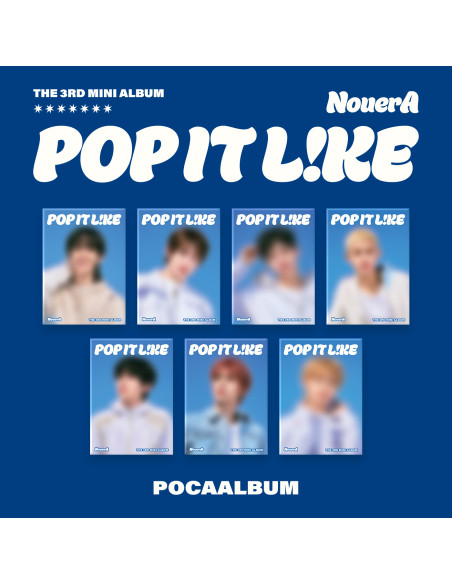(PRE-ORDER) NouerA THE 3RD MINI ALBUM [POP IT LIKE] POCAALBUM + Unreleased Selfie Photocard