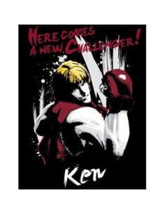 T-Shirt Ken New Challenger. Street Fighter  - 