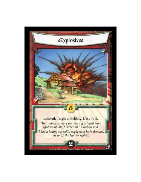 Explosives FOIL  - Limited: Target a Holding. Destroy it
