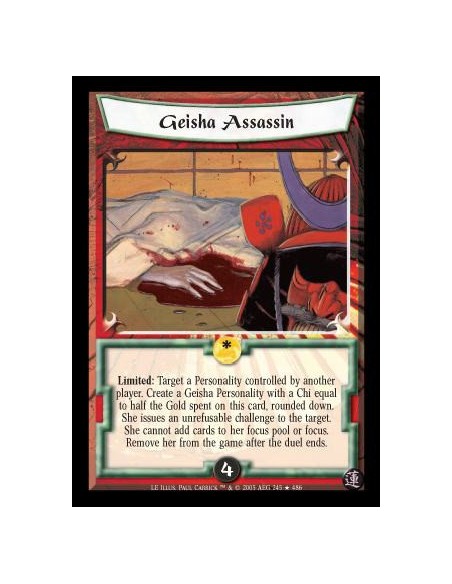 Geisha Assassin FOIL