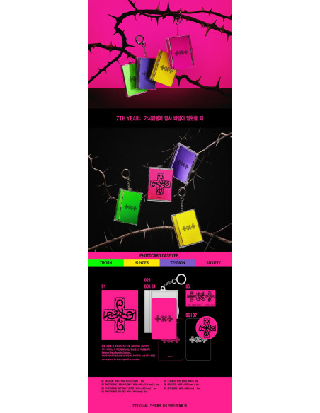 (PRE-ORDER) TXT - [7TH YEAR : A MOMENT OF STILLNESS IN THE THORNS] PHOTOCARD CASE RANDOM Version