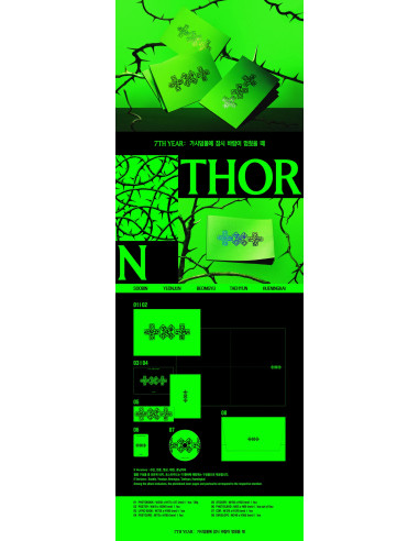 (PRE-ORDER) Tomorrow x Together TXT - [7TH YEAR : A MOMENT OF STILLNESS IN THE THORNS] THORN Random Version