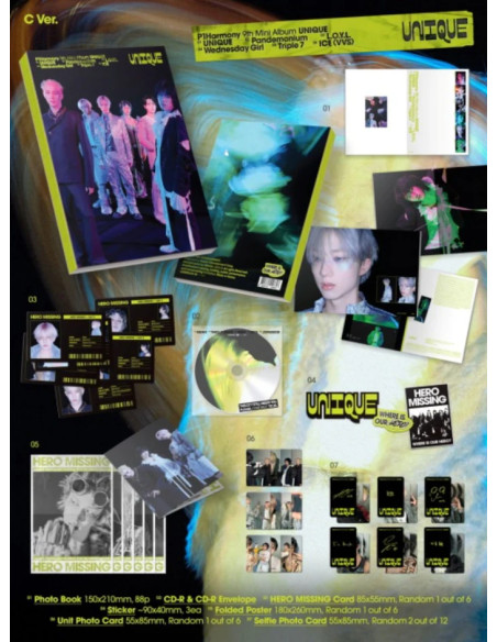 (PRE-ORDER) P1Harmony - [UNIQUE] 9th Mini Album PHOTOBOOK