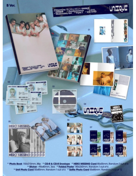 (PRE-ORDER) P1Harmony - [UNIQUE] 9th Mini Album PHOTOBOOK