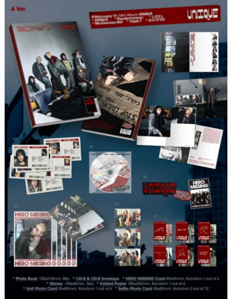 (PRE-ORDER) P1Harmony - [UNIQUE] 9th Mini Album PHOTOBOOK