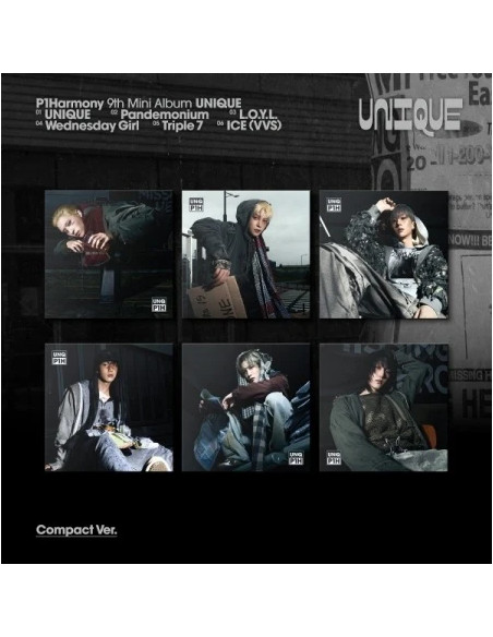 (PRE-ORDER) P1Harmony - [UNIQUE] 9th Mini Album COMPACT RANDOM Version