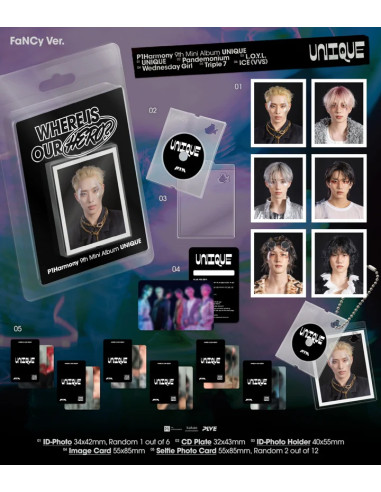 (PRE-ORDER) P1Harmony - [UNIQUE] 9th Mini Album FANCY RANDOM Version