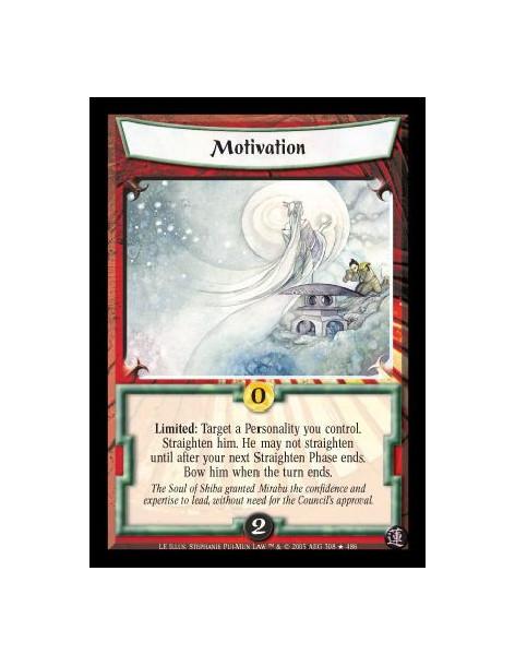 Motivation FOIL  - : Target a Personality you control. Straighten him. He may not straighten until after your next Straighten Ph