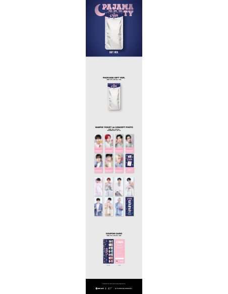 (PRE-ORDER) ENHYPEN - [WORLD COUPON CARD COLLECTION] PAJAMA PARTY GIFT ver.