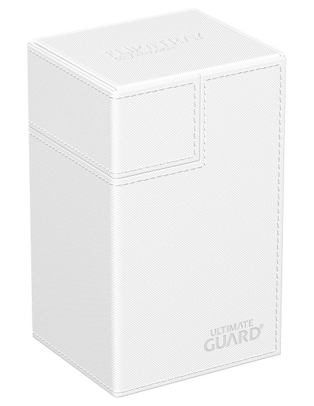 Flip'n'Tray Deck Case 80+ Standard Size XenoSkin White. Ultimate Guard